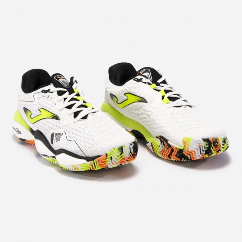 Chaussures De Padel Homme - Joma Smash Blanc Jaune 7 Chaussures De Padel Homme - Joma Smash Blanc Jaune – Image 5