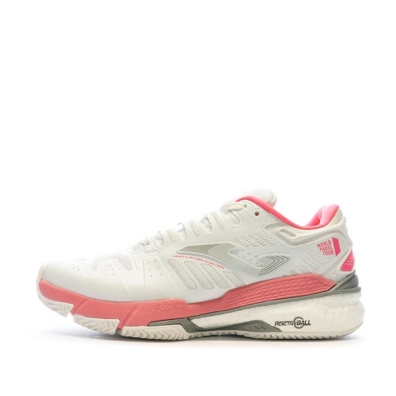 Chaussures De Running Blanc/Rose Femme Joma Lady 2202 3 Chaussures De Running Blanc/Rose Femme Joma Lady 2202