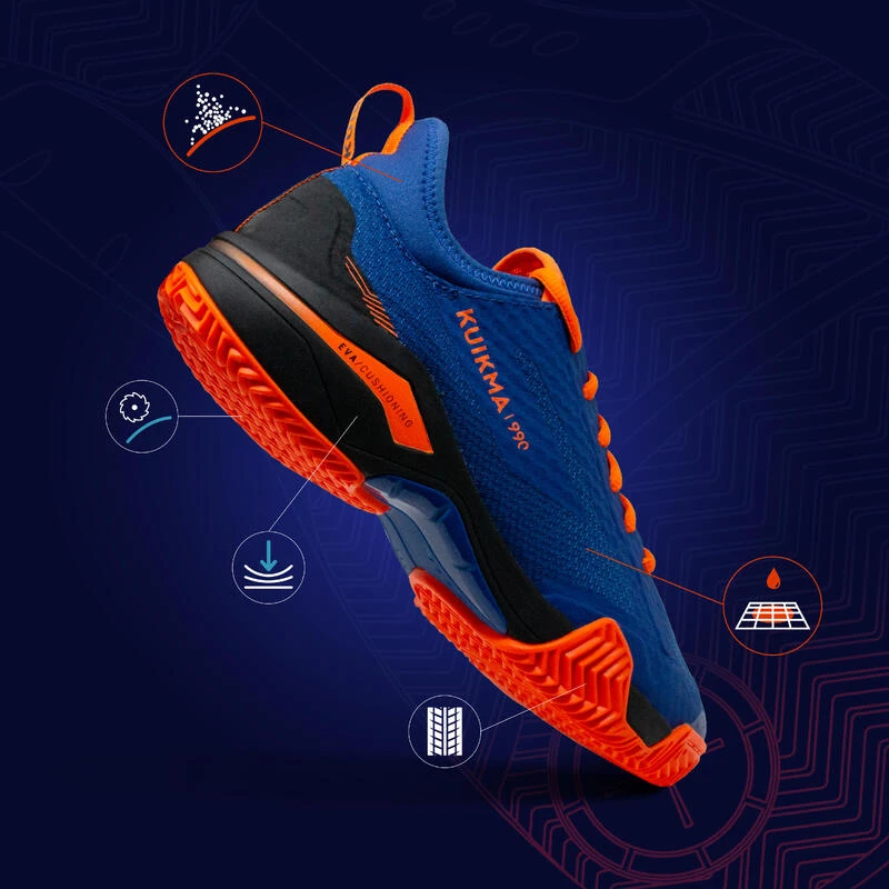 Chaussures Padel Homme PS 990 Dynamic Bleu Orange 4 Chaussures Padel Homme PS 990 Dynamic Bleu Orange – Image 2