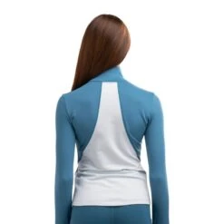 Drop Shot Frida - Sweat à Manches Longues En Bleu Et Rose -Criquet Boutique drop shot frida sweat a manches longues en bleu et rose 4