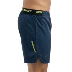 Drop Shot Zaven Short Technique Pour Homme Bleu Lime -Criquet Boutique drop shot zaven short technique pour homme bleu lime 2