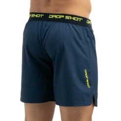 Drop Shot Zaven Short Technique Pour Homme Bleu Lime -Criquet Boutique drop shot zaven short technique pour homme bleu lime 3