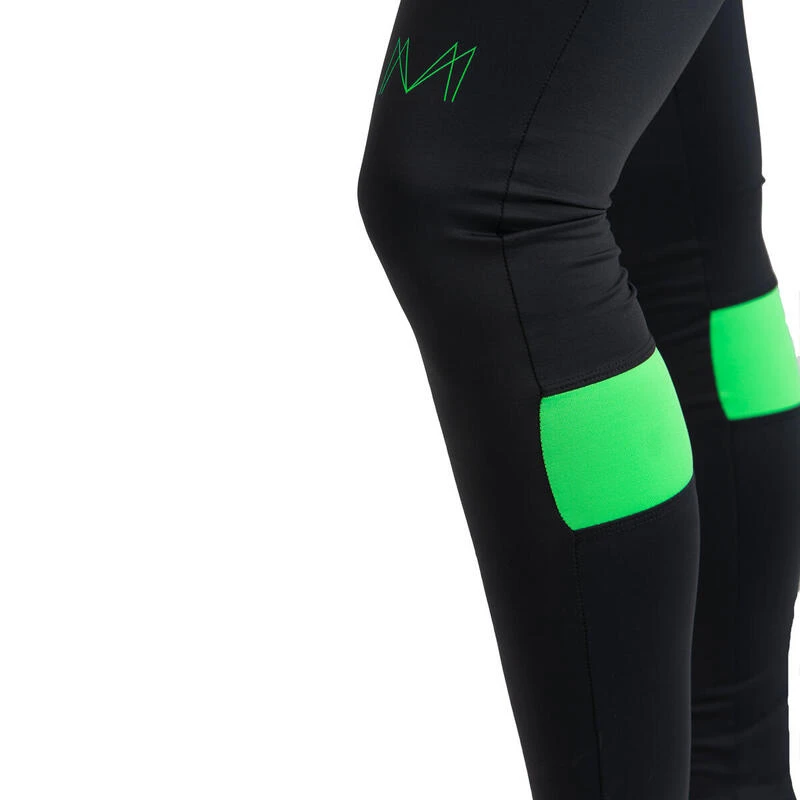 BLACK CROWN Leggins Padel Couronne Noire MM Noir-Vert 4 BLACK CROWN Leggins Padel Couronne Noire MM Noir-Vert – Image 2