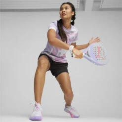 Maillot à Motif IndividualGOAL Femme PUMA Vivid Violet Purple -Criquet Boutique maillot a motif individualgoal femme puma vivid violet purple 4