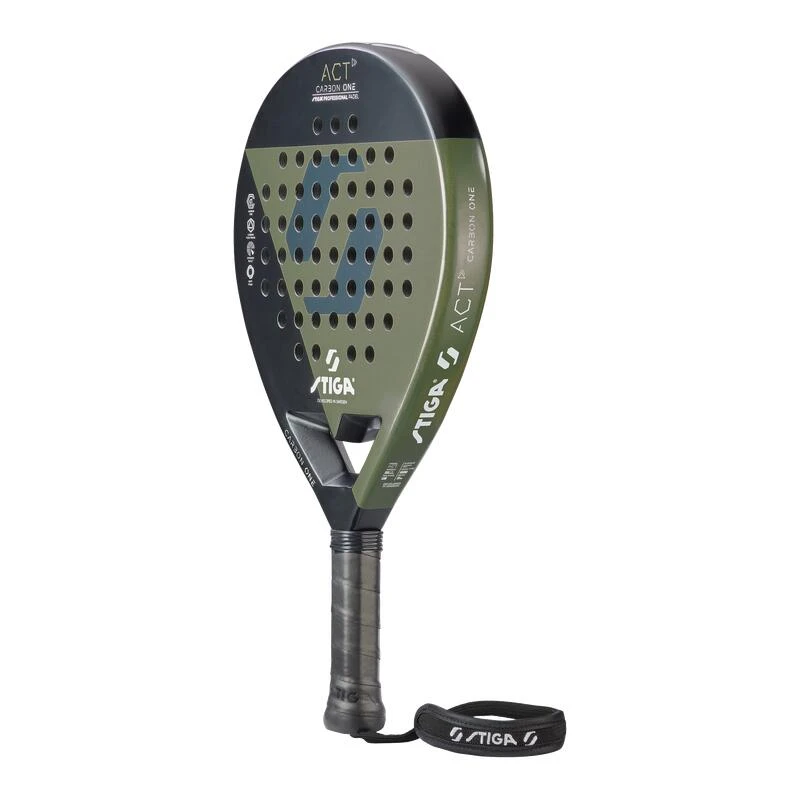 Stiga Padel Racket ACT Black/Olive Green 4 Stiga Padel Racket ACT Black/Olive Green – Image 2