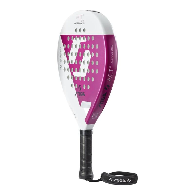 Stiga Padel Racket ACT White/Purple 4 Stiga Padel Racket ACT White/Purple – Image 2