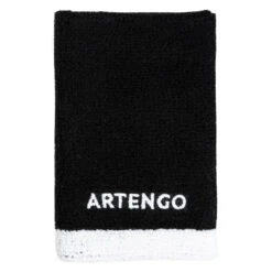 POIGNET TENNIS ARTENGO TP 100 XL NOIR BLANC -Criquet Boutique poignet tennis artengo tp 100 xl noir blanc 2
