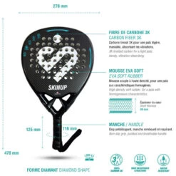 Raquette De Padel 3K CARBON 10 Raquette De Padel 3K CARBON -Criquet Boutique raquette de padel 3k carbon 3