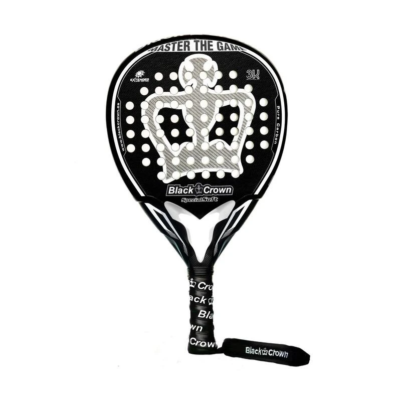 Raquette De Padel Adulte Black Crown Special Soft Noir 3 Raquette De Padel Adulte Black Crown Special Soft Noir