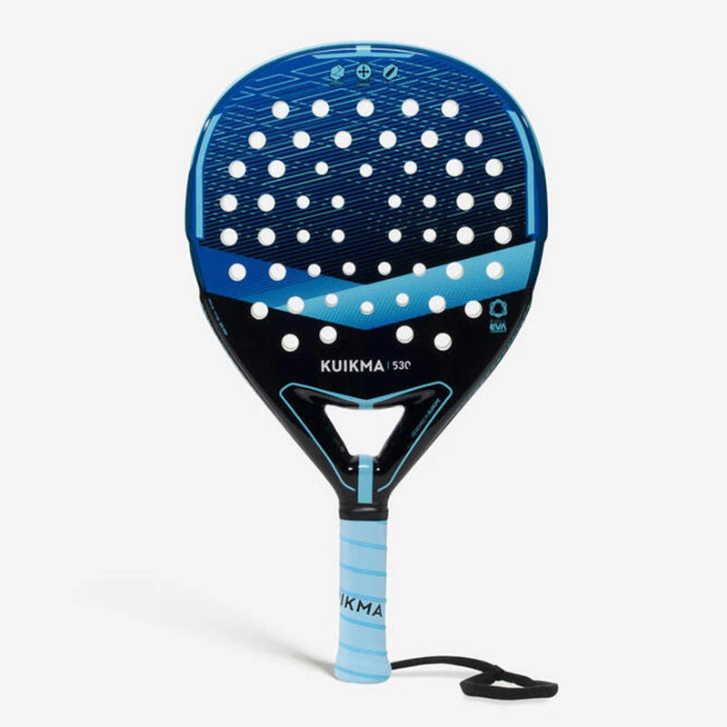Raquette De Padel Adulte-Kuikma PR 530 Noir Bleu 3 Raquette De Padel Adulte-Kuikma PR 530 Noir Bleu