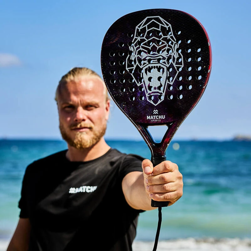 Raquette De Padel Gorilla - Forme Goutte D'eau - Polyvalente 9 Raquette De Padel Gorilla - Forme Goutte D'eau - Polyvalente – Image 7