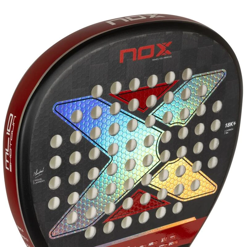 RAQUETTE DE PADEL NOX ML10 Luxury SHOTGUN 18K 2024 By Miguel Lamperti 8 RAQUETTE DE PADEL NOX ML10 Luxury SHOTGUN 18K 2024 By Miguel Lamperti – Image 6