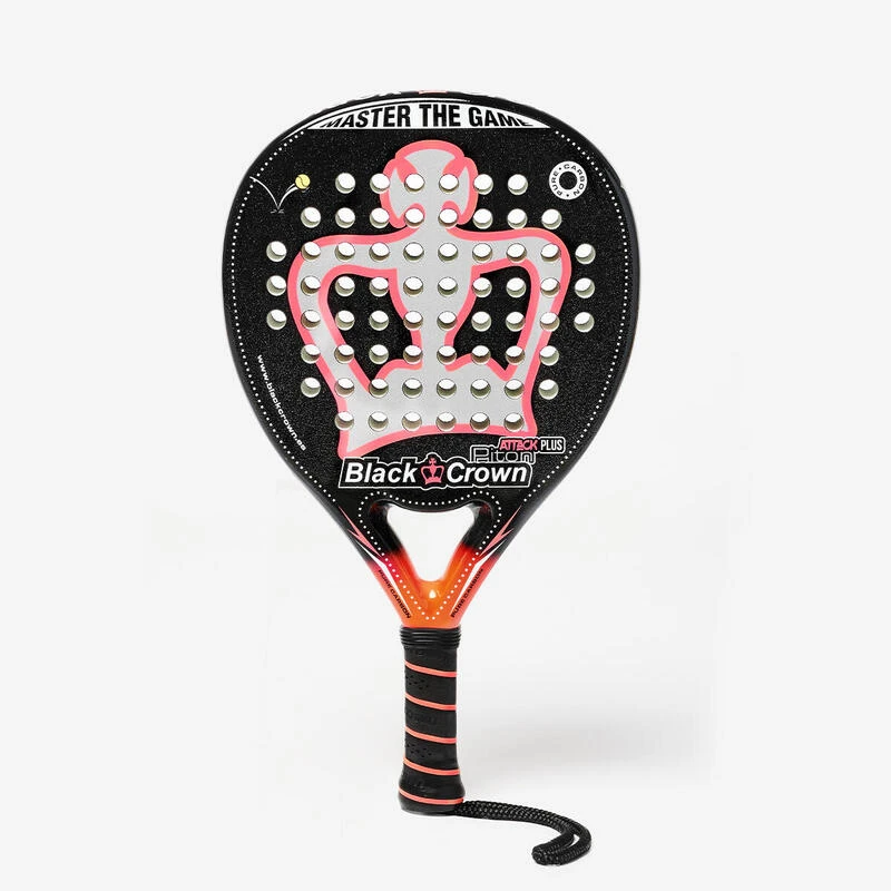 Raquette De Padel Piton Attack Plus Black Crown 3 Raquette De Padel Piton Attack Plus Black Crown