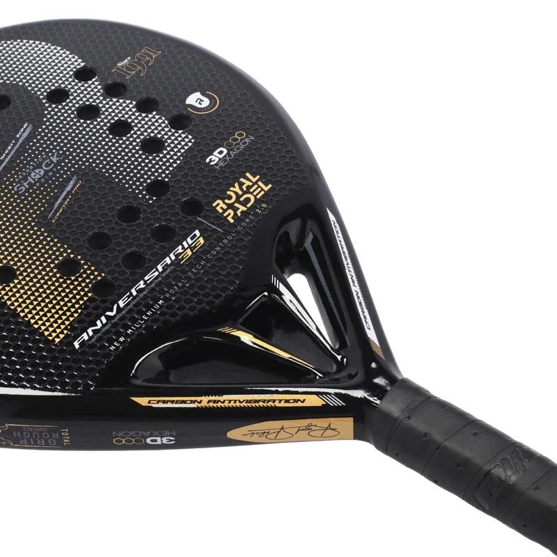 Raquette De Padel Pour Adultes Royal Padel RP 33 Aniversario Poly Gold 5 Raquette De Padel Pour Adultes Royal Padel RP 33 Aniversario Poly Gold – Image 3