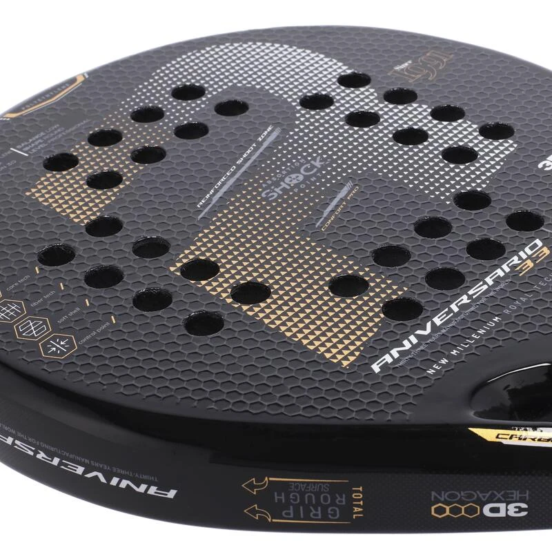 Raquette De Padel Pour Adultes Royal Padel RP 33 Aniversario Poly Gold 6 Raquette De Padel Pour Adultes Royal Padel RP 33 Aniversario Poly Gold – Image 4