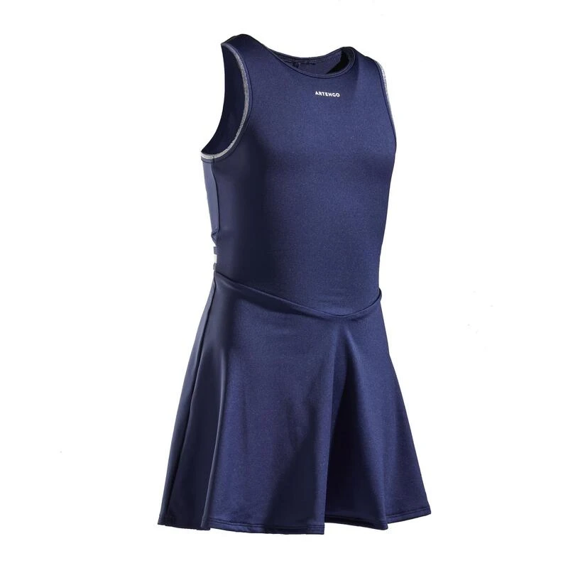 Artengo Robe De Tennis Fille - TDR500 Bleu Marine 3 Artengo Robe De Tennis Fille - TDR500 Bleu Marine