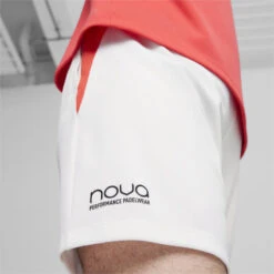 Short De Padel Individual PUMA White Active Red -Criquet Boutique short de padel individual puma white active red 3