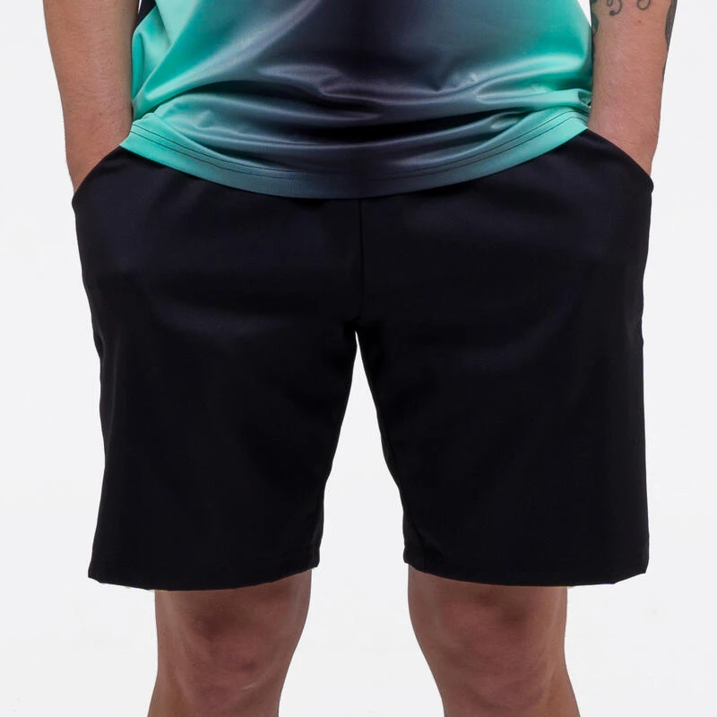 Short De Padel Respirant Homme - 500 Noir 6 Short De Padel Respirant Homme - 500 Noir – Image 4