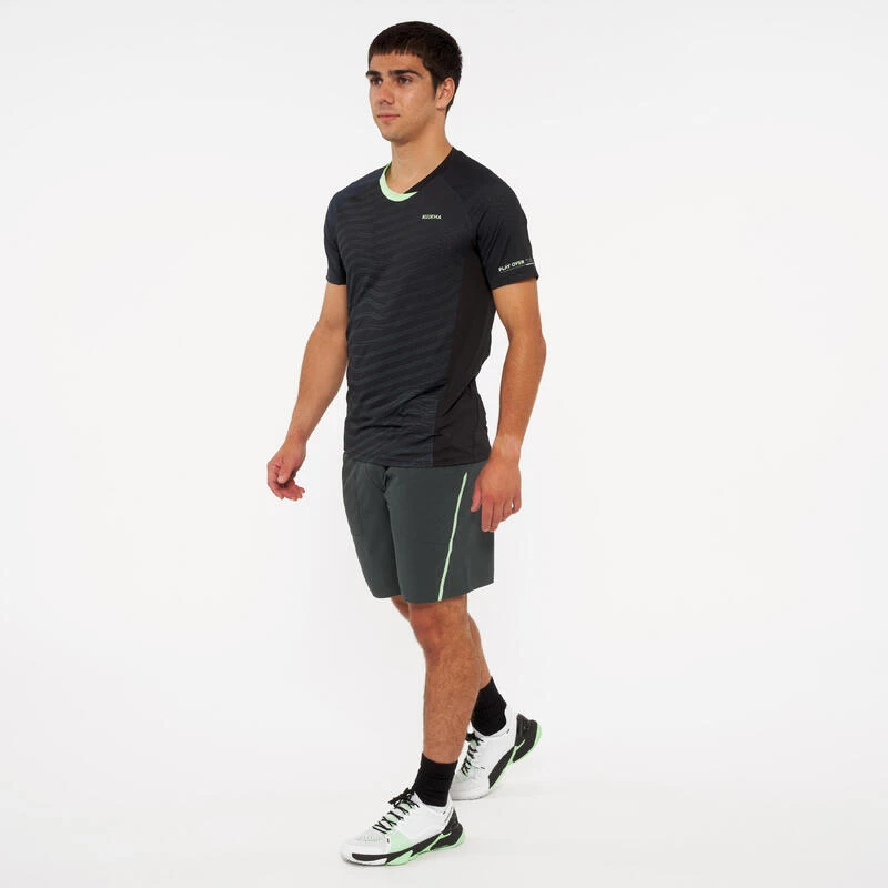 Short De Padel Respirant Homme - Kuikma Dry + Vert 10 Short De Padel Respirant Homme - Kuikma Dry + Vert – Image 8