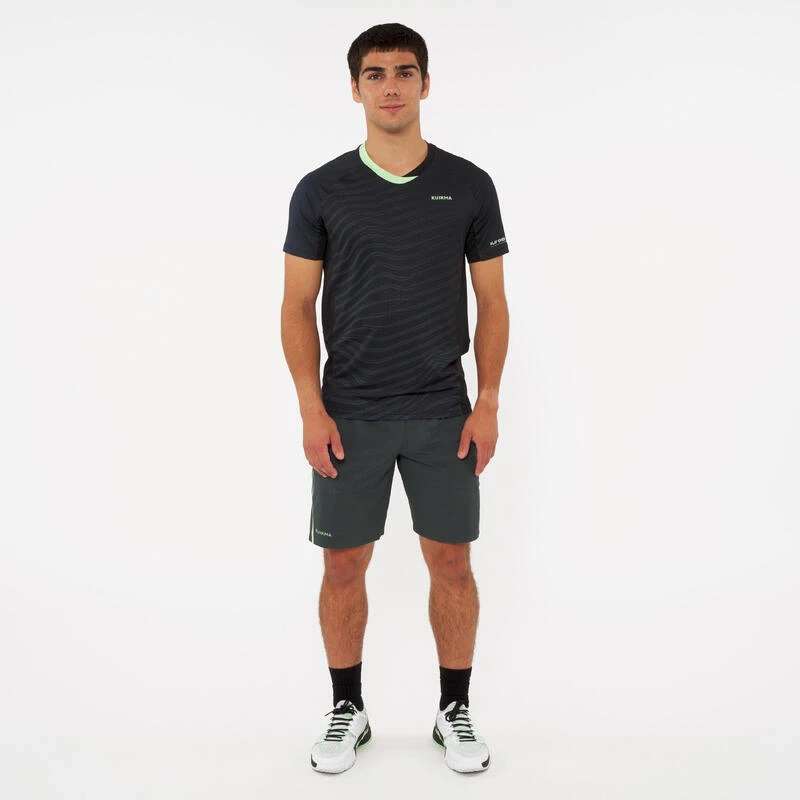 Short De Padel Respirant Homme - Kuikma Dry + Vert 11 Short De Padel Respirant Homme - Kuikma Dry + Vert – Image 9