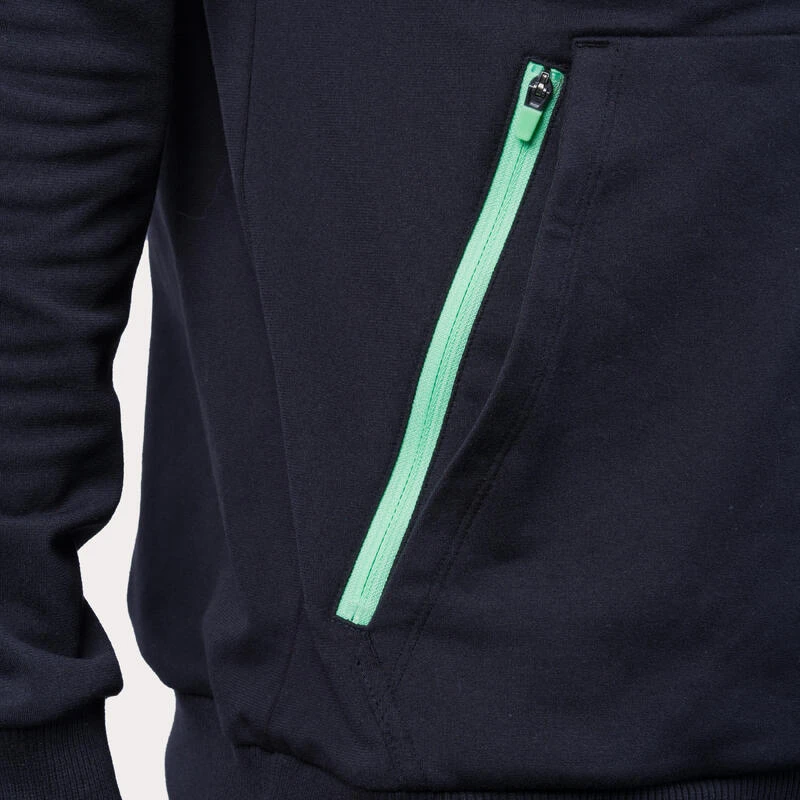 Sweat De Padel Technique Avec Capuche Femme - Kuikma Pro Lucia Sainz Noir Vert 9 Sweat De Padel Technique Avec Capuche Femme - Kuikma Pro Lucia Sainz Noir Vert – Image 7