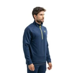 Sweat Technique Homme Drop Shot Zaven Lima Couleur Bleu -Criquet Boutique sweat technique homme drop shot zaven lima couleur bleu 1