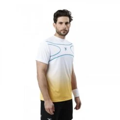 T-shirt à Manches Courtes Padel Drop Shot Alsai Campa Pour Homme Blanche -Criquet Boutique t shirt a manches courtes padel drop shot alsai campa pour homme blanche 3