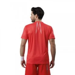 T-shirt à Manches Courtes Padel Drop Shot Dailos Pour Hommes De Couleur Rouge -Criquet Boutique t shirt a manches courtes padel drop shot dailos pour hommes de couleur rouge 2