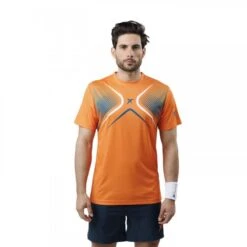 T-shirt à Manches Courtes Padel Drop Shot Dorama Couleur Orange