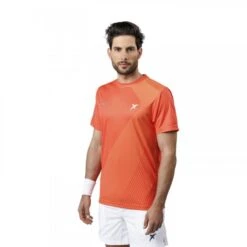 T-shirt Padel Manches Courtes Drop Shot Airam Juan Martin Diaz Rouge -Criquet Boutique t shirt padel manches courtes drop shot airam juan martin diaz rouge 2