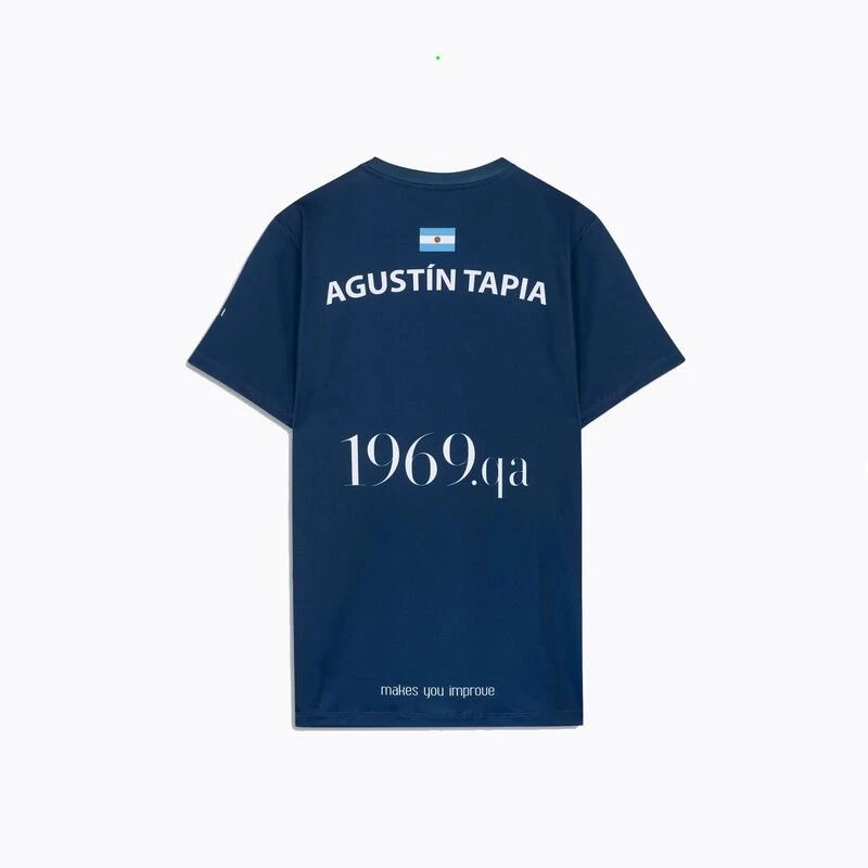 T-shirt Padel Manches Courtes - NOX AT10 DARKBLUE AGUSTÍN TAPIA 3 T-shirt Padel Manches Courtes - NOX AT10 DARKBLUE AGUSTÍN TAPIA