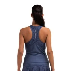 T-shirt Technique Sans Manches Bleu Pour Femme De Padel Drop Shot Cora -Criquet Boutique t shirt technique sans manches bleu pour femme de padel drop shot cora 3