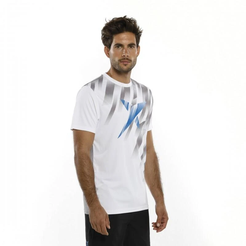 TSHIRT DE PADEL HOMME Drop Shot Zero Blanc 4 TSHIRT DE PADEL HOMME Drop Shot Zero Blanc – Image 2