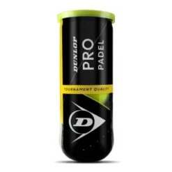 Tube De 3 Balles De Padel Pressurisées- Dunlop Pro