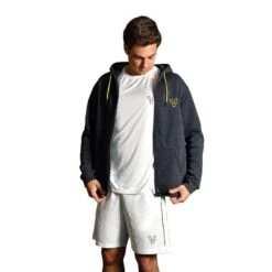 Veste à Capuche Gris Foncé