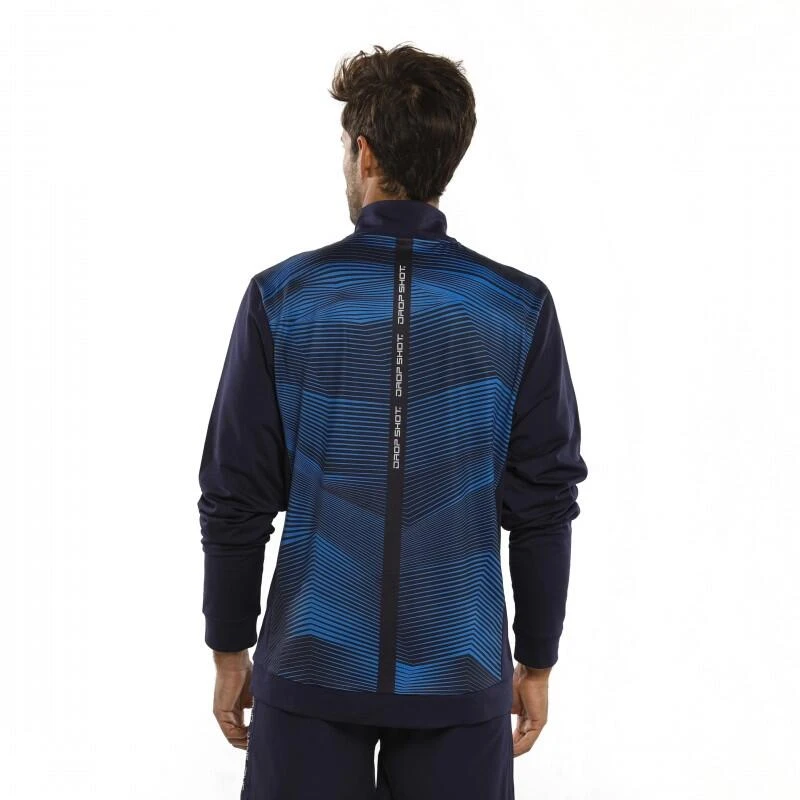 VESTE DE PADEL HOMME Drop Shot Rush Bleu 4 VESTE DE PADEL HOMME Drop Shot Rush Bleu – Image 2