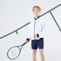Artengo Veste De Tennis Légère Extensible Garçon - ERGOLS - Blanc 14 Artengo Veste De Tennis Légère Extensible Garçon - ERGOLS - Blanc -Criquet Boutique veste de tennis legere extensible garcon ergols blanc 3