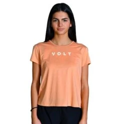 Volt T-shirt Performance Orange Pour Femme -Criquet Boutique volt t shirt performance orange pour femme 2